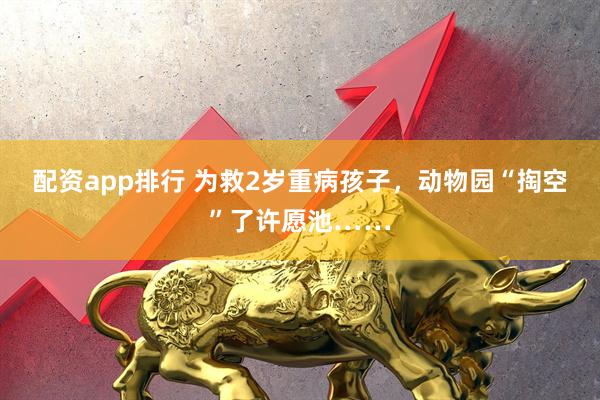 配资app排行 为救2岁重病孩子，动物园“掏空”了许愿池……