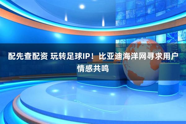 配先查配资 玩转足球IP！比亚迪海洋网寻求用户情感共鸣